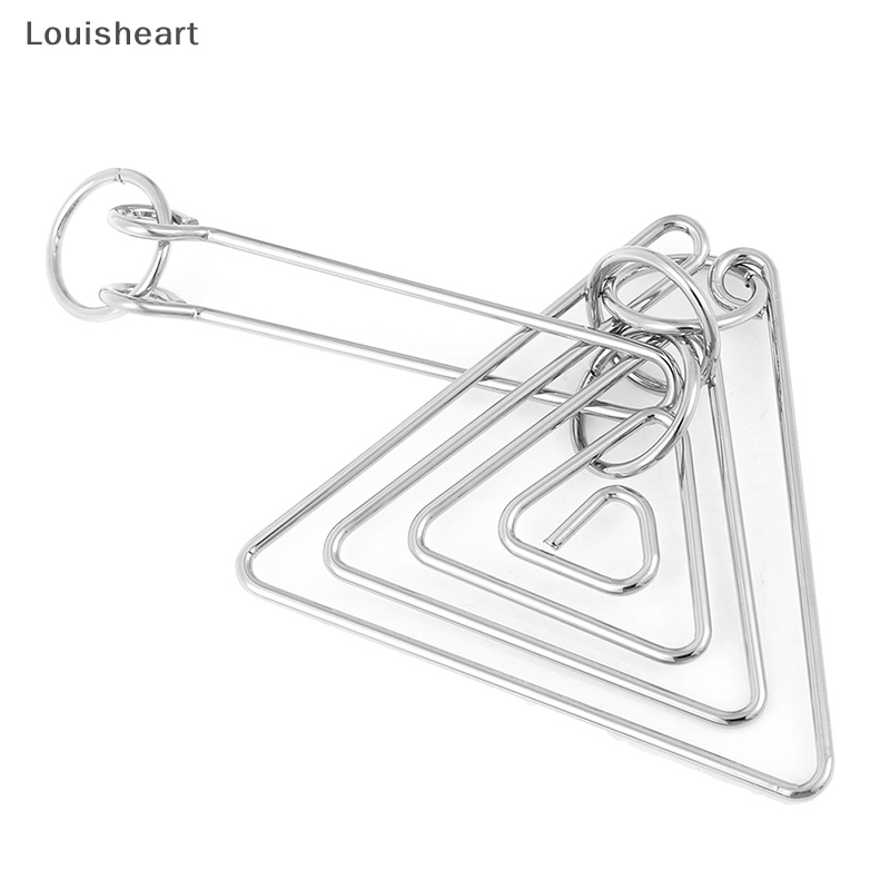 Nhẫn Kim Loại Louisheart Challenging Hình Tam Giác Thử Thách Trí Não Cho Người Lớn Và Trẻ Em TFG