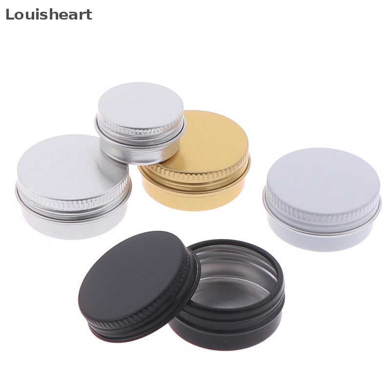 Set 10 Hộp Nhôm Rỗng Louisheart Đựng Son Sáp Mỹ Phẩm Tiện Dụng