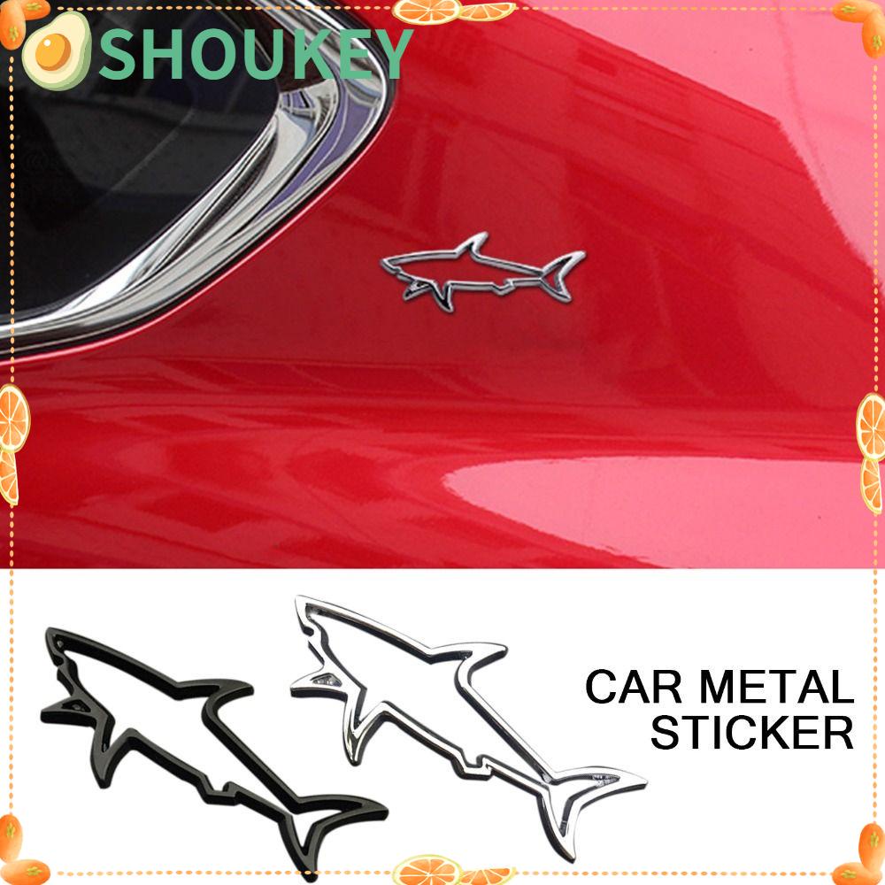 Bộ 2 Miếng Dán Trang Trí Xe Hơi / Xe Máy SHOUKEY Độc Đáo