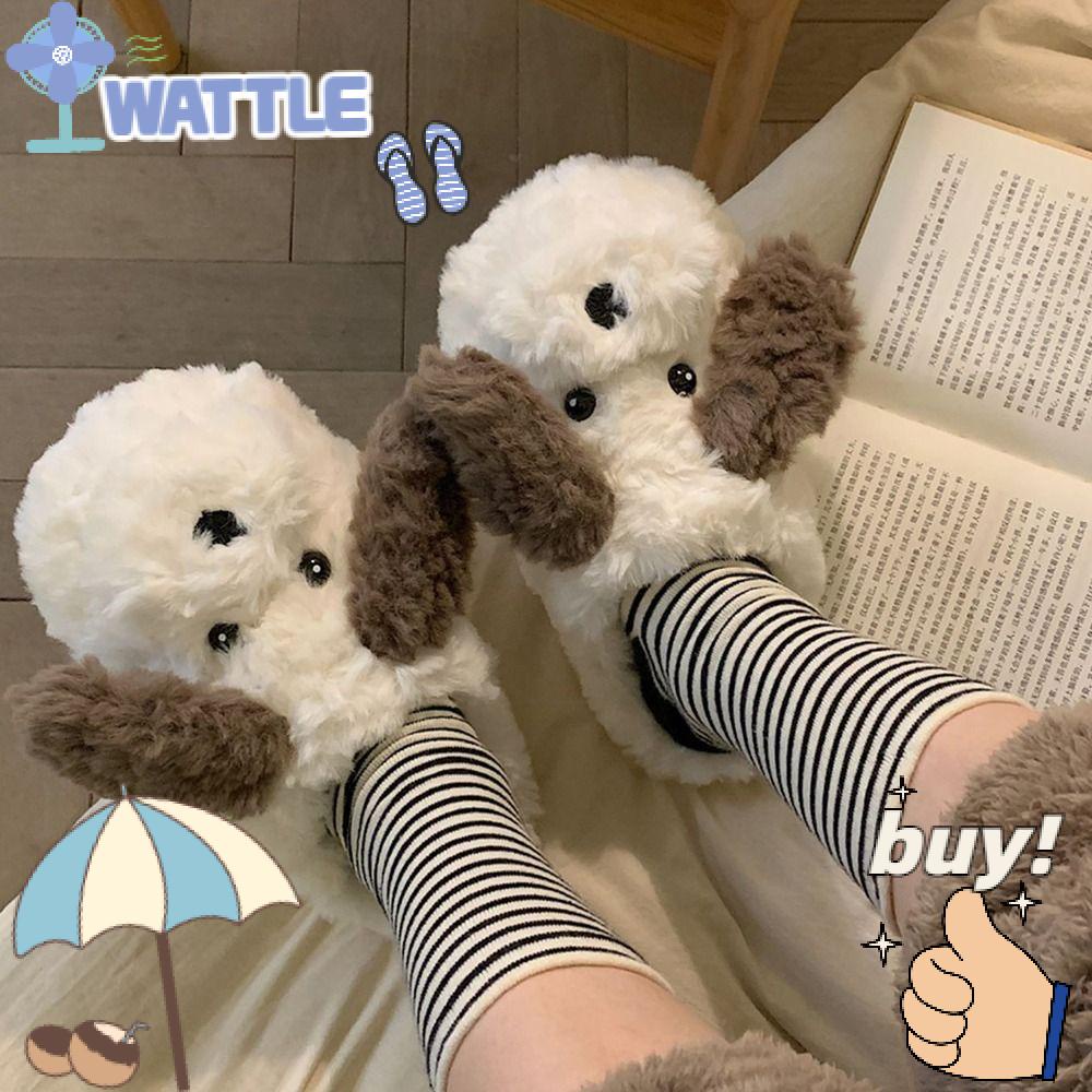 Dép Bông Đi Trong Nhà Giữ Ấm Hình Hoạt Hình Dễ Thương