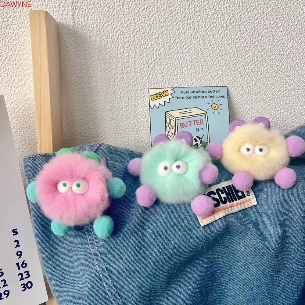 Dwayne Móc Khóa Nhỏ Hình Ba Lô Nhồi Bông Đáng Yêu Sáng Tạo Cho Nữ