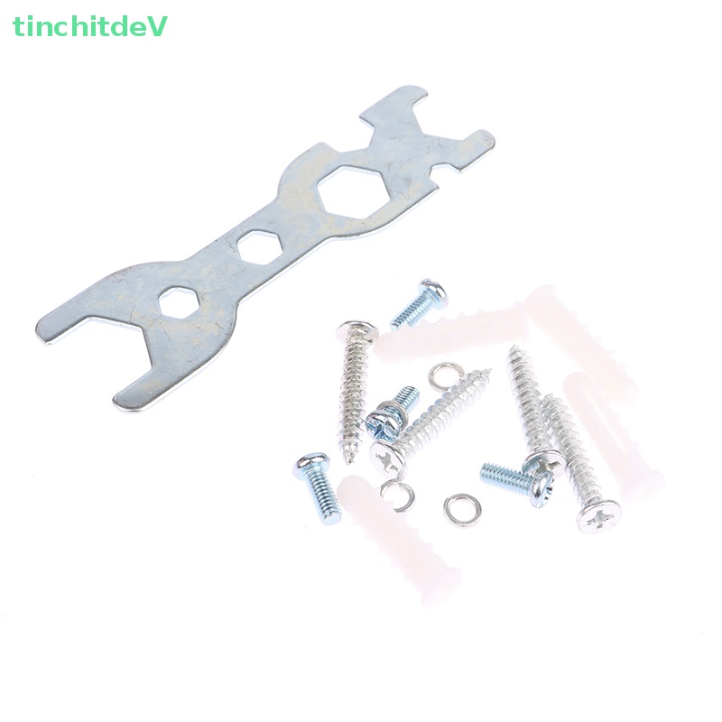 1 Bộ Giá Đỡ Màn Hình TV LCD 14-24Inch Gắn Tường Cố Định Góc Nghiêng 180 Độ Kèm Ốc Vít Chuyên Dụng