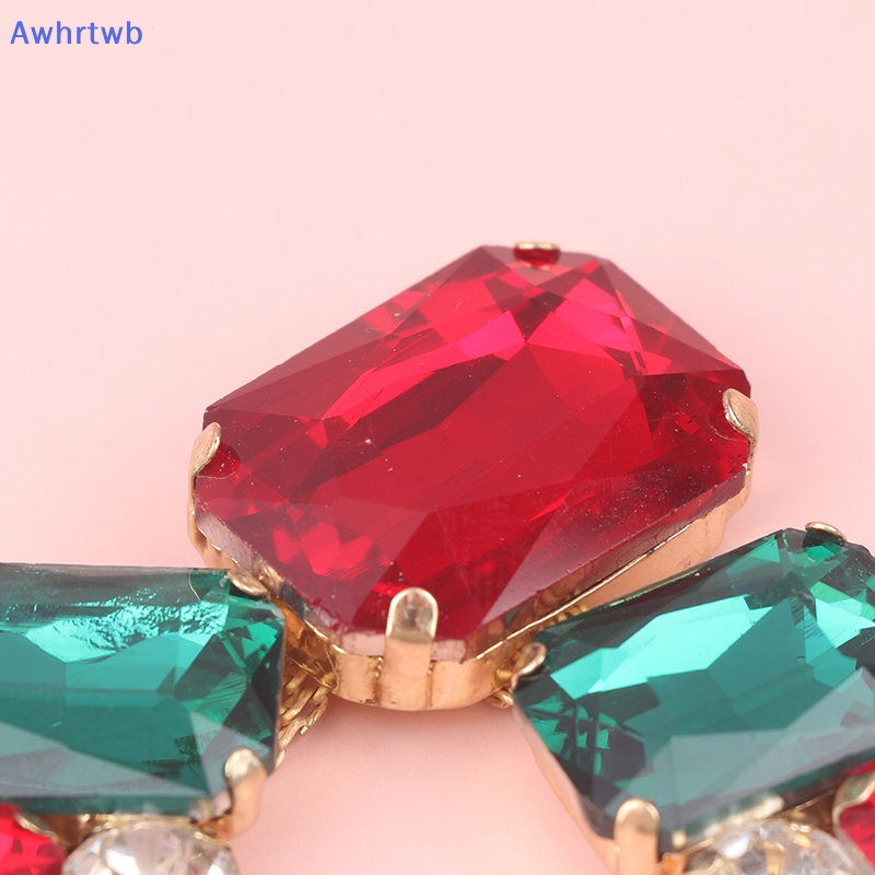 1 Cặp Đầu Nối Dây Xích Đính Đá Trang Trí Quần Áo / Bikini DIY Mới