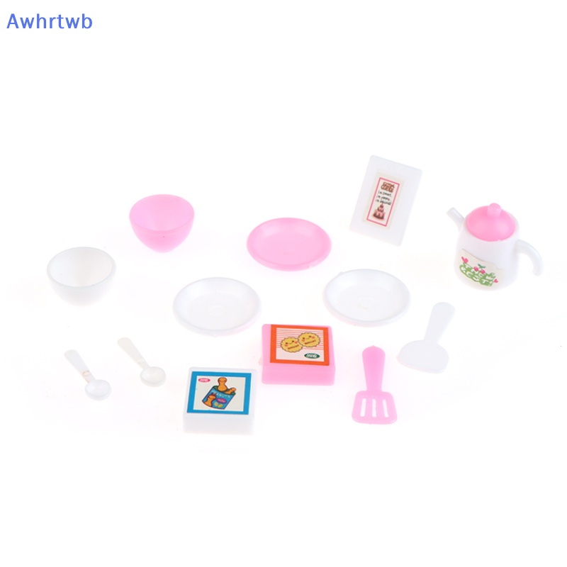 Set 13 Món Chén Đĩa 1: 12 Cho Nhà Búp Bê Mới