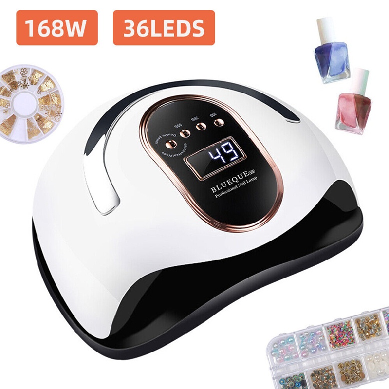 LED UV Gel Nail Lamp Polish Dryer Acrylic Fast Drying Curing Light Manicure