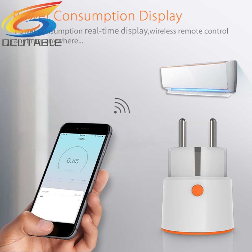 Ổ Cắm Điện Thông Minh EU Plug HomeKit Và ZigBee 3.0 2.4GHz 16A