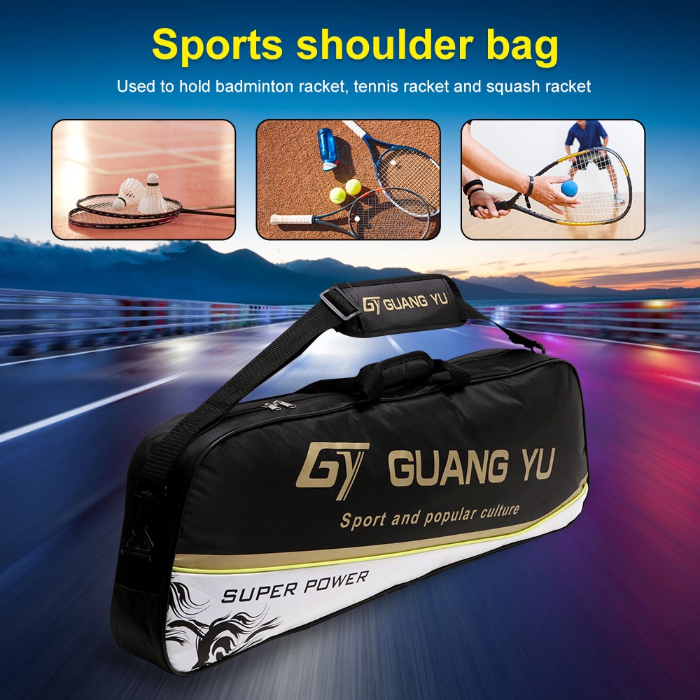 Túi Đựng Vợt Cầu Lông / Tennis / Tennis / Gym Dung Tích Lớn Chống Thấm Nước / Bụi Bẩn