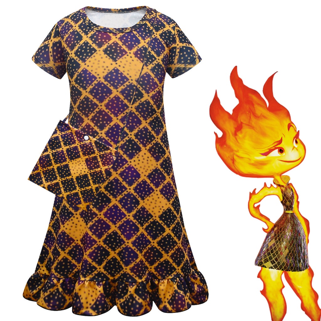 Đầm Hóa Trang Công Chúa Pixar Hoạt Hình Cho Bé Gái