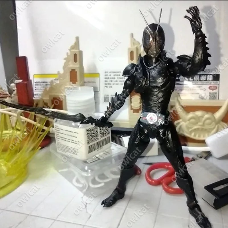 Mô Hình Nhân Vật Kamen Rider Black Sun  SHF 15cm Black Locust Kaijin Masked Rider Action Figure Mister S.H.Figuarts Kotaro Minami Model Packed in Box Blacksun Shadow Moon
