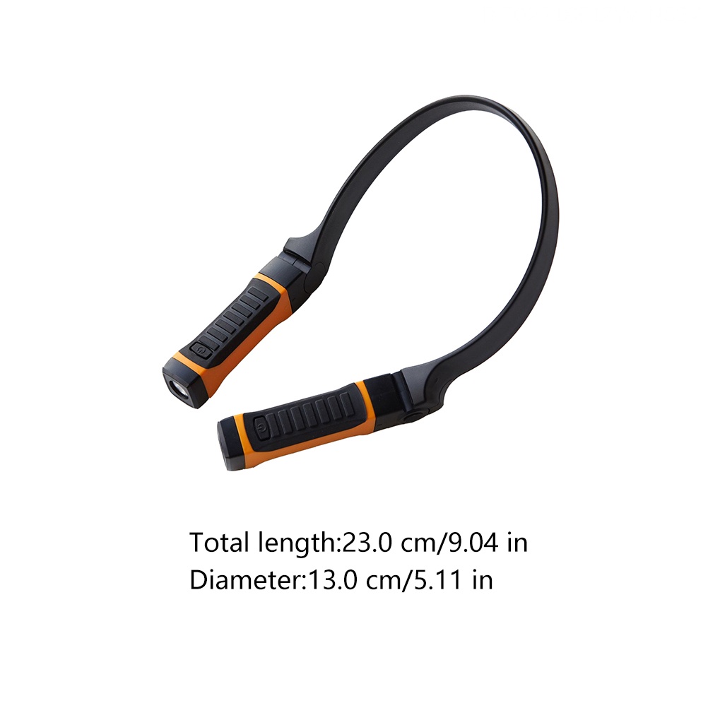 Đèn LED Đọc Sách Đeo Cổ Bằng Abs Kèm Sạc Tiện Dụng Mang Theo Du Lịch