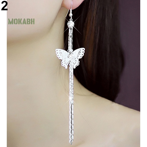 Bông Tai DạNg DàI HìNh BướM ĐíNh Đá Xinh XắN