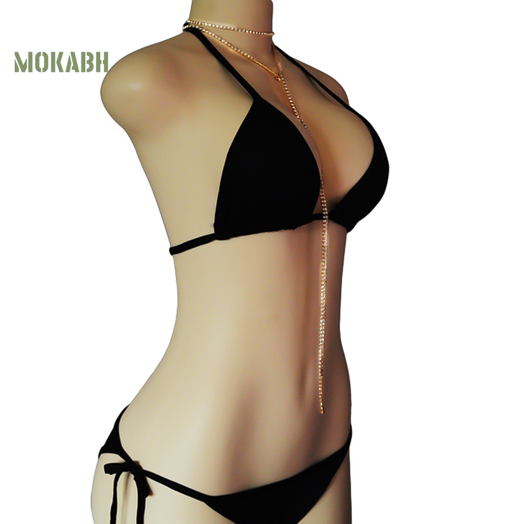 Vòng Cổ Choker Dáng Dài Đính Đá Lấp Lánh Thời Trang Dự Tiệc Cho Nữ