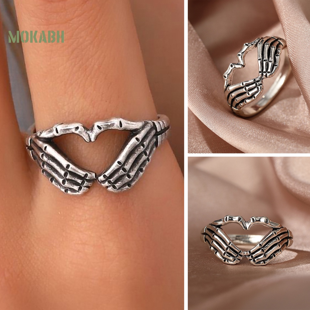 Nhẫn Hình Ngón Tay Phong Cách Hip Hop Punk Cổ Điển Thời Trang Cho Nữ