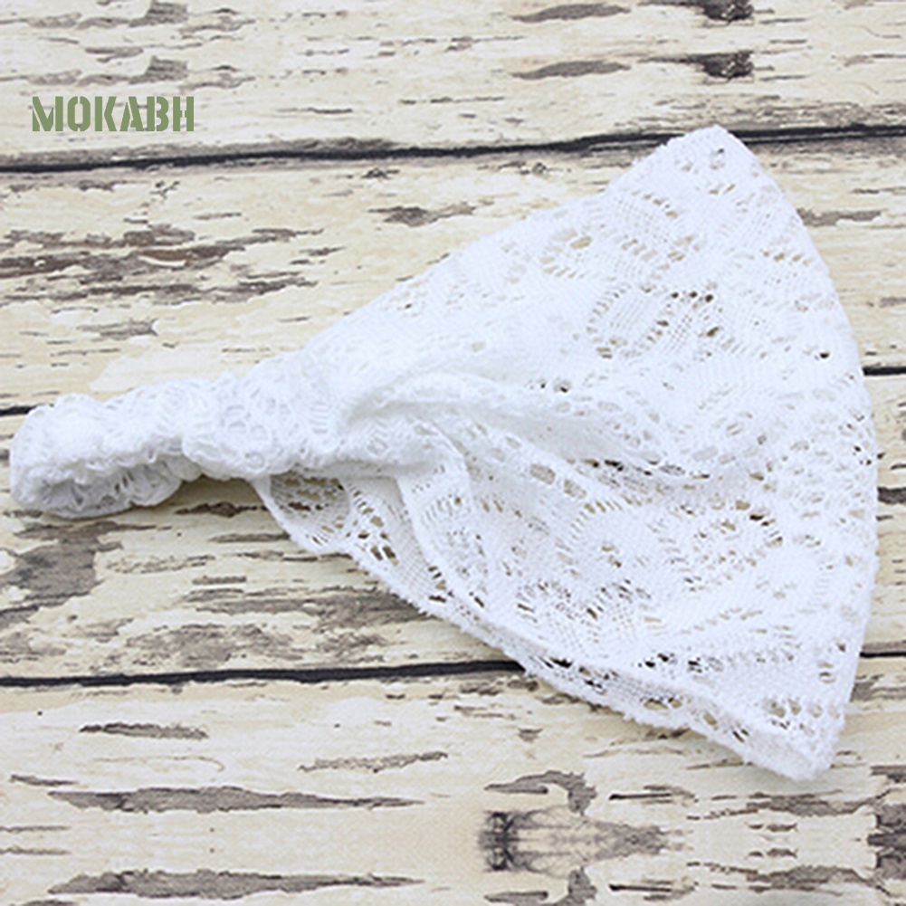 Băng Đô Ren Co Giãn Thời Trang Cho Bé Gái