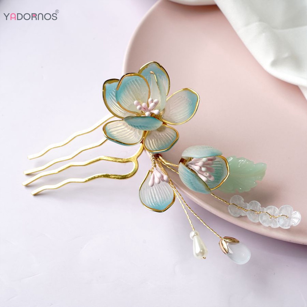 Kẹp Tóc Hình Hoa Sen Chống Trượt Dành Cho Nữ
