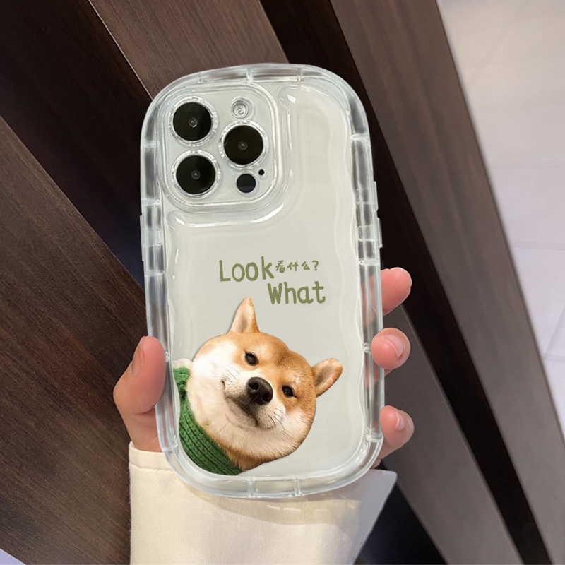 Ốp Điện Thoại Silicon Mềm Họa Tiết Chú Cún Đáng Yêu Cho IPhone 11 12 13 14 Pro Max XR X 7 8 Plus XS Max SE 2020