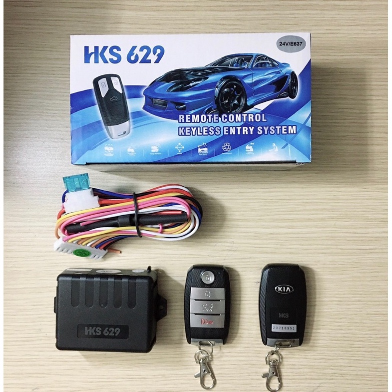 Bộ khiển cửa ,lock cửa lắp cho các dòng xe ô tô 12v Huyndai, Kia, Toyota