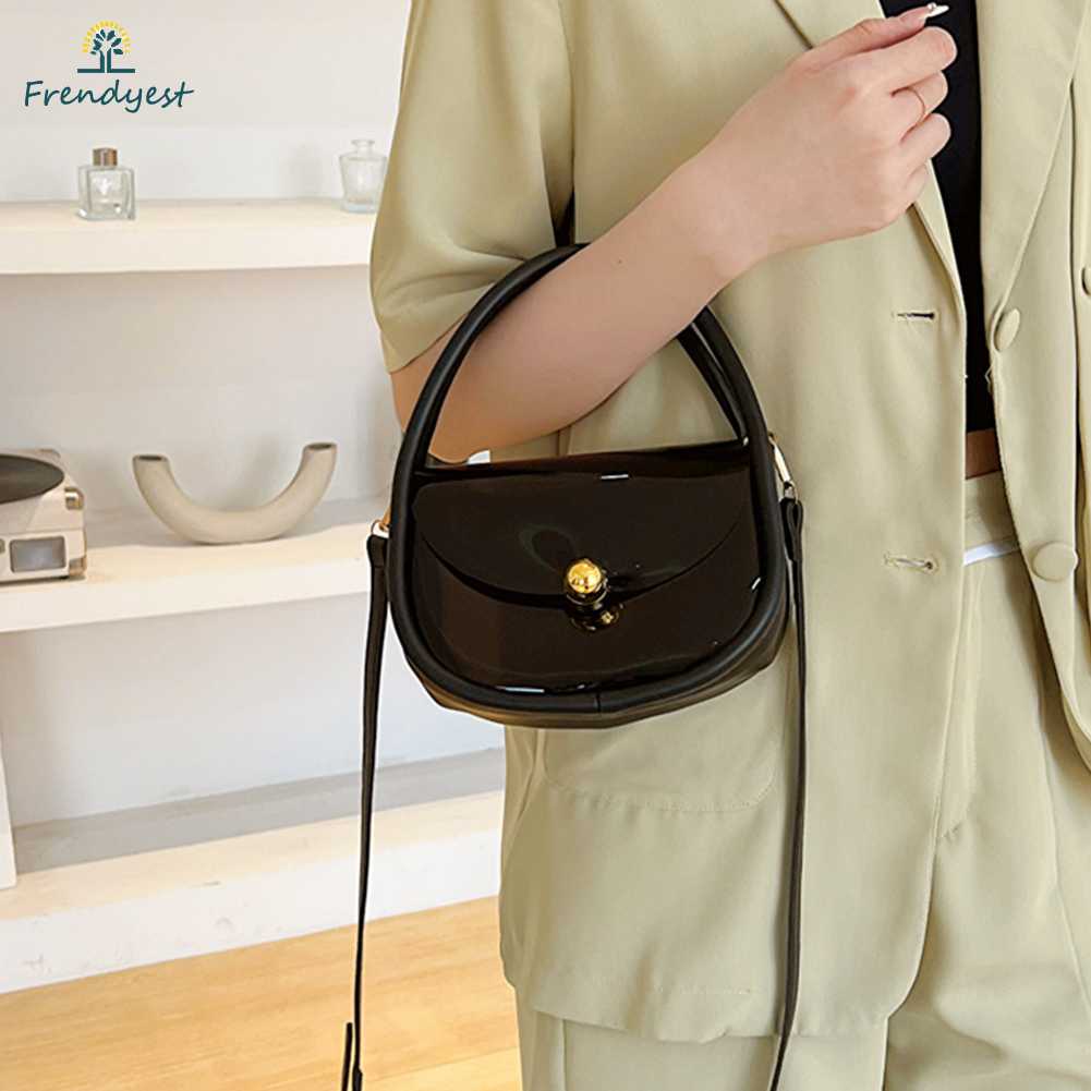 Túi Đeo Vai Bằng PVC Trong Suốt Thoáng Khí Thời Trang Cho Nữ