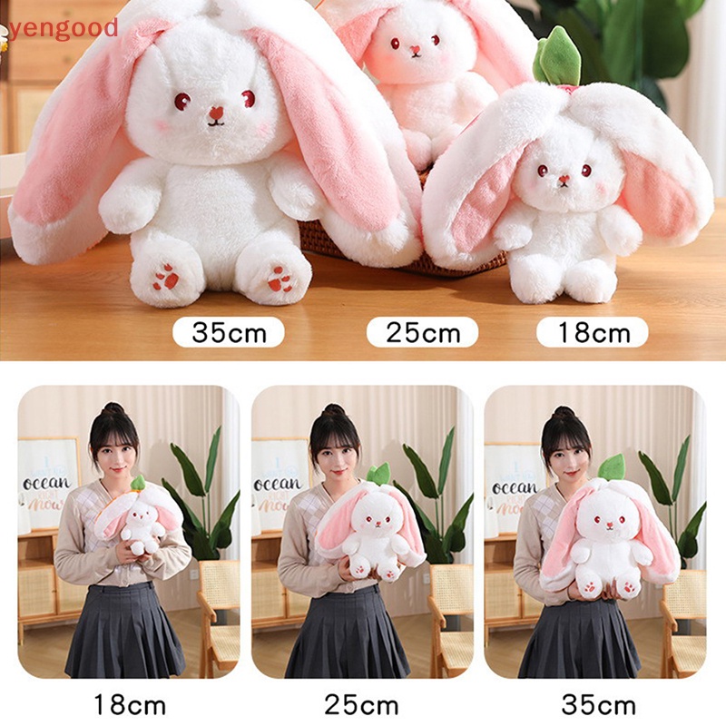 (YGD) Đồ Chơi Nhồi Bông Hình Thỏ Phục Sinh / Cà Rốt / Dâu Tây Dễ Thương