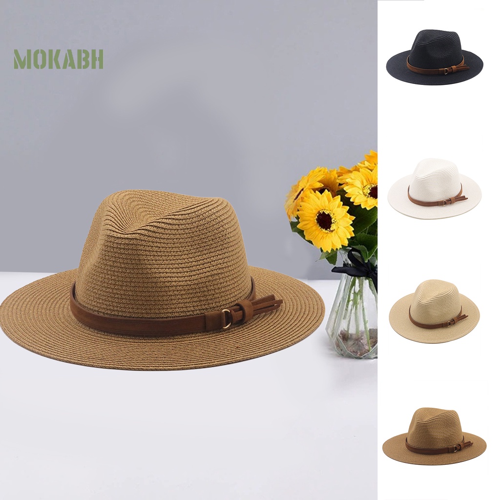 Nón Cối Rộng Vành Chống Tia UV Màu Sắc Đơn Giản Thời Trang Cho Nam Và Nữ