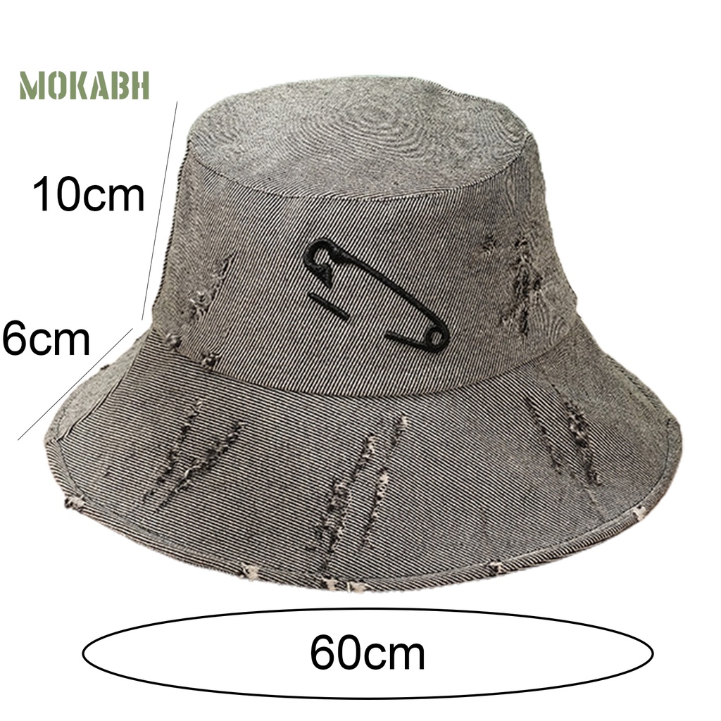 [Mok Abh] Mũ Lưỡi Trai Thêu Họa Tiết Có Thể Điều Chỉnh Kích Thước