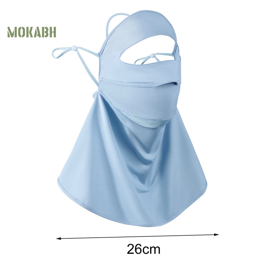 Khẩu Trang Chống Nắng Mok Abh Thân Thiện Với Làn Da Chống Rơi Và Tia UV Có Thể Điều Chỉnh