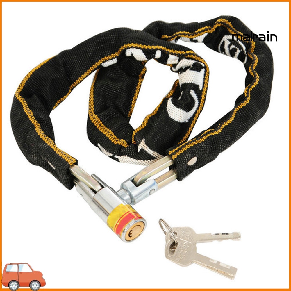 Dây Xích Khóa Xe Đạp / Xe Máy / Scooter Bằng Kim Loại Chống Trộm