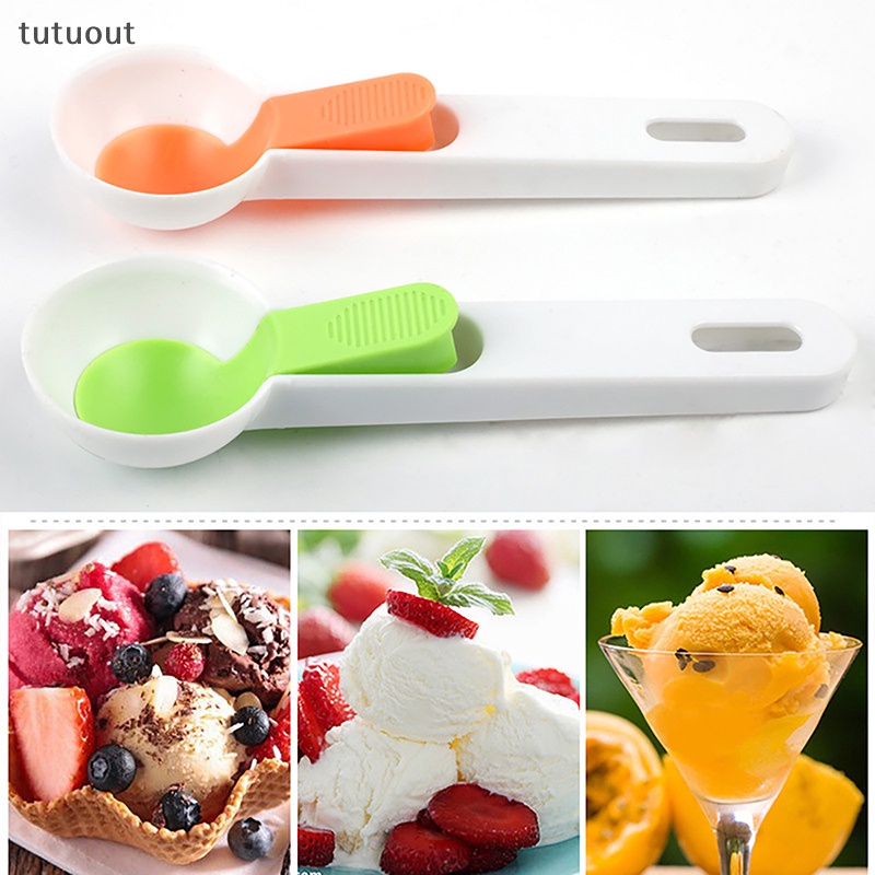 Muỗng Múc Kem / Dưa Hấu Bằng Nhựa Tiện Dụng