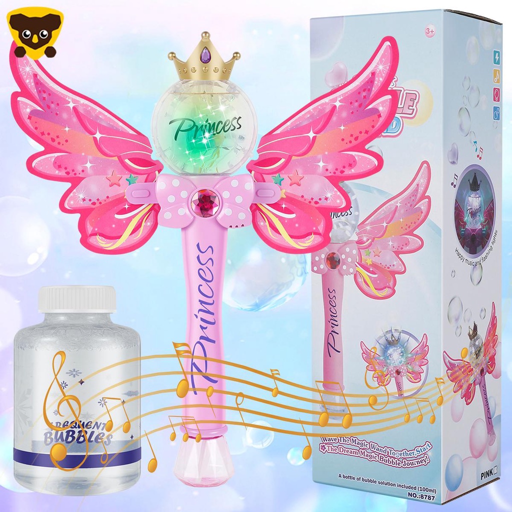 Máy Thổi Bong Bóng Tự Động Có Đèn Và Nhạc Cho Bé SHOPCYC0200