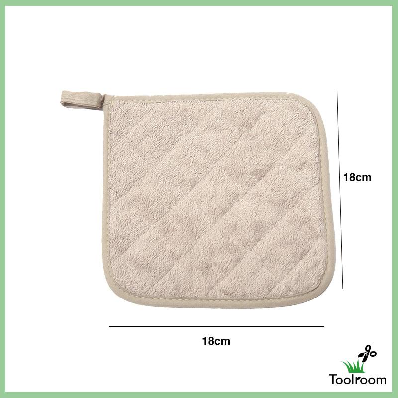 Găng Tay Lót Nồi Bằng Cotton Treo Lò Vi Sóng / Nướng Bánh Tiện Dụng Cho Nhà Bếp