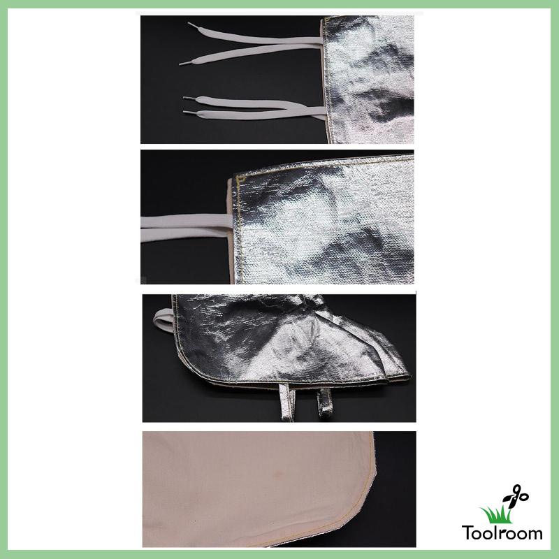 Set 2 Tạp Dề Lá Nhôm Bảo Vệ Chân Dùng Trong Phòng Thí Nghiệm / Cá