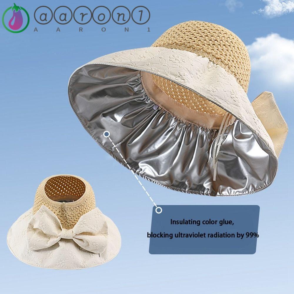 Mũ Rộng Vành Chống Nắng Tia UV Có Thể Gập Lại Kèm Túi Đựng Tiện Dụng Cho Nữ 1 Tuổi