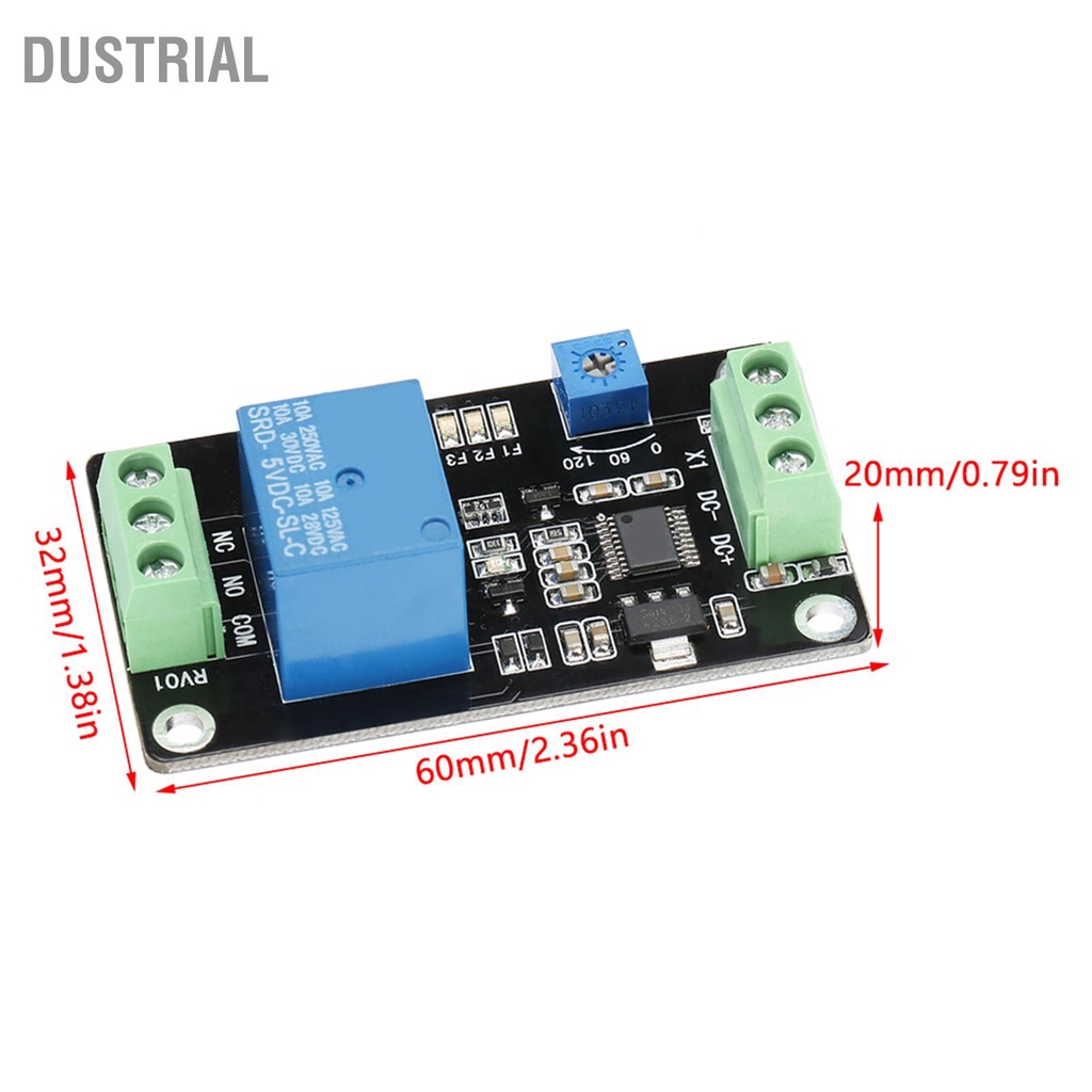 Hẹn Giờ Trễ Rơ Le Tự Khóa Bật Tắt Super 555 DC 5V/12V/24V Dustrial A.