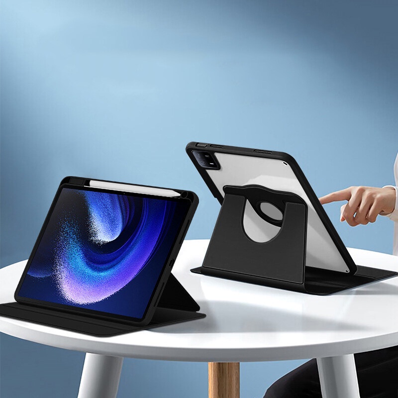 Bao Da Máy Tính Bảng Nắp Lật Nam Châm Có Thể Làm Giá Đỡ Xoay 360 Độ Cho Xiaomi Pad 6 6 Pro 11 inch 2023 Xiaomi Pad 5 5 Pro 11 inch 2021