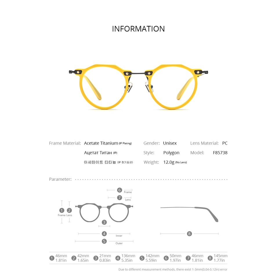 Kính Mát Gọng Tròn Bằng Titan Phong Cách Retro Thời Trang Cho Nam Nữ