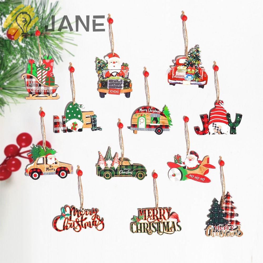 Set 12 Phụ Kiện Treo Trang Trí Giáng Sinh Năm Mới