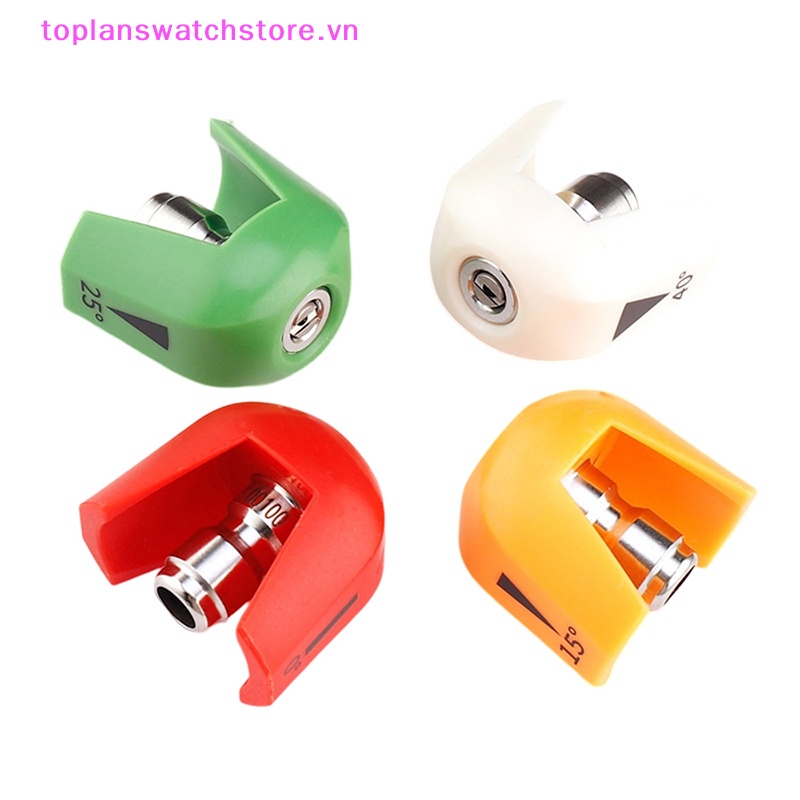 Vòi Phun Nước Rửa Xe Hơi Áp Suất Cao Bằng Thép Không Gỉ 1 / 4 &quot;Inch Fitg Ren 0 15 25 40 Độ