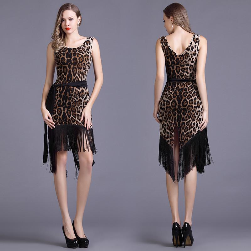 Đầm Khiêu Vũ Ngắn Phối Tua Rua Thời Trang Cho Nữ