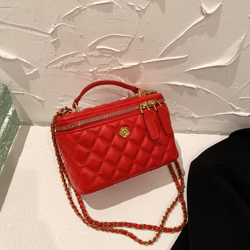 Túi Đeo Chéo Dây Xích Đính Đá Kim Cương Thời Trang Dành Cho Nữ