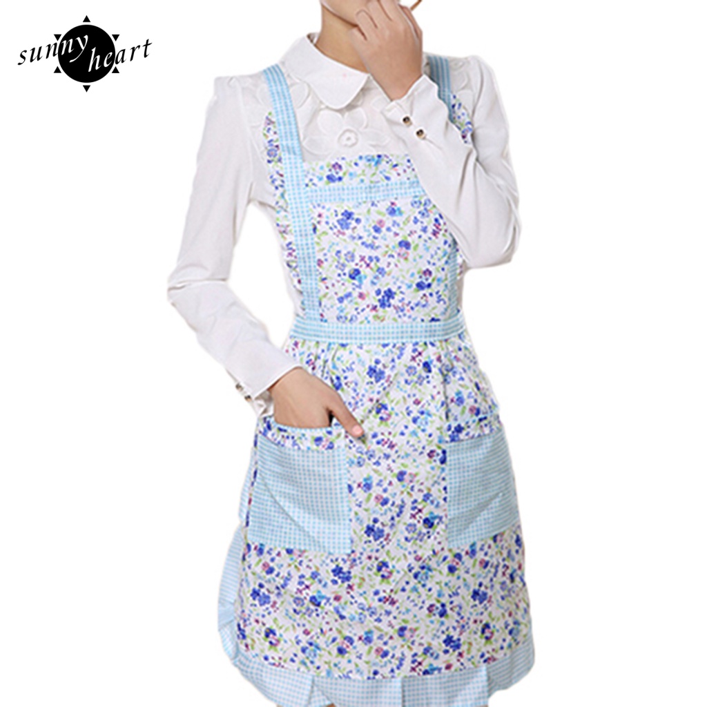 Tạp Dề Polyester In Họa Tiết Thoải Mái Không Phai Màu Chống Trầy Xước Cho Nhà Bếp