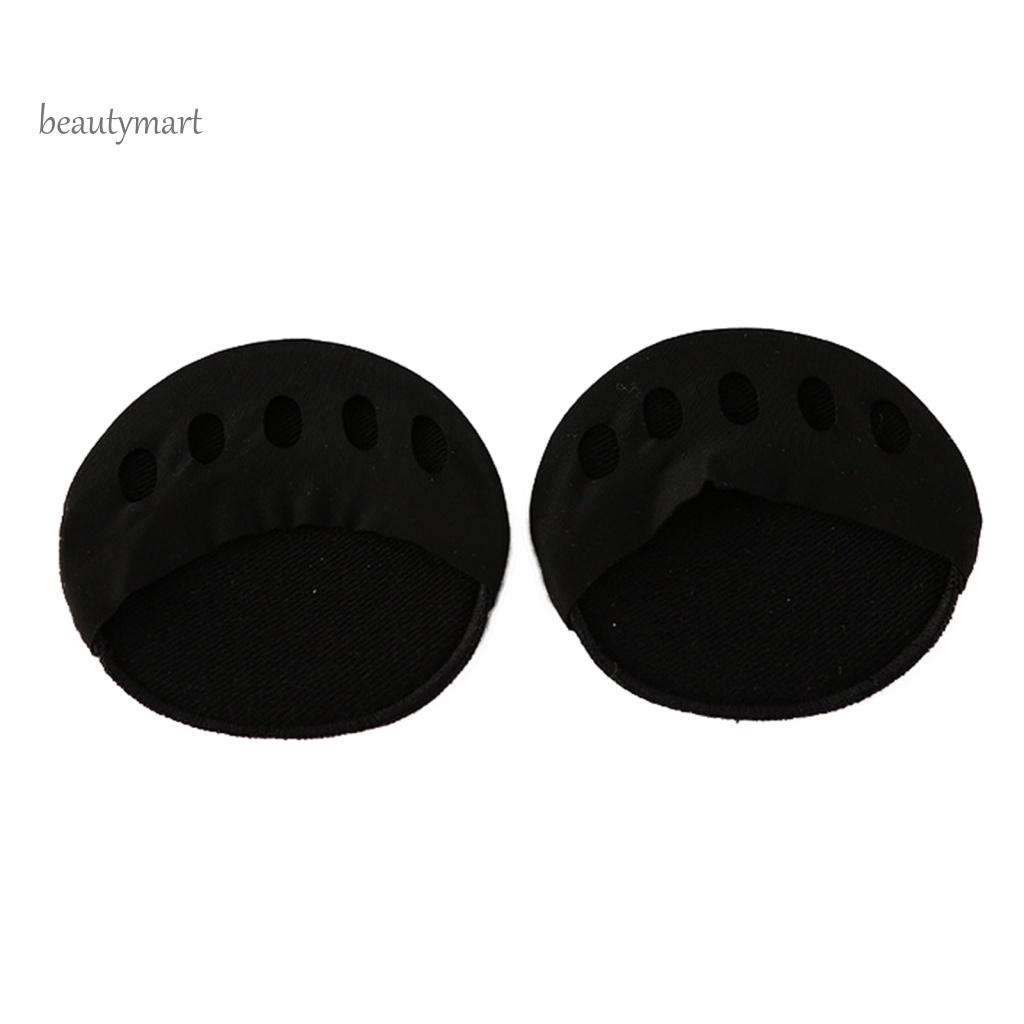 1 Cặp Vớ Nửa Ngón Chân Thoáng Khí Kháng Khuẩn Màu Đen Và Kaki