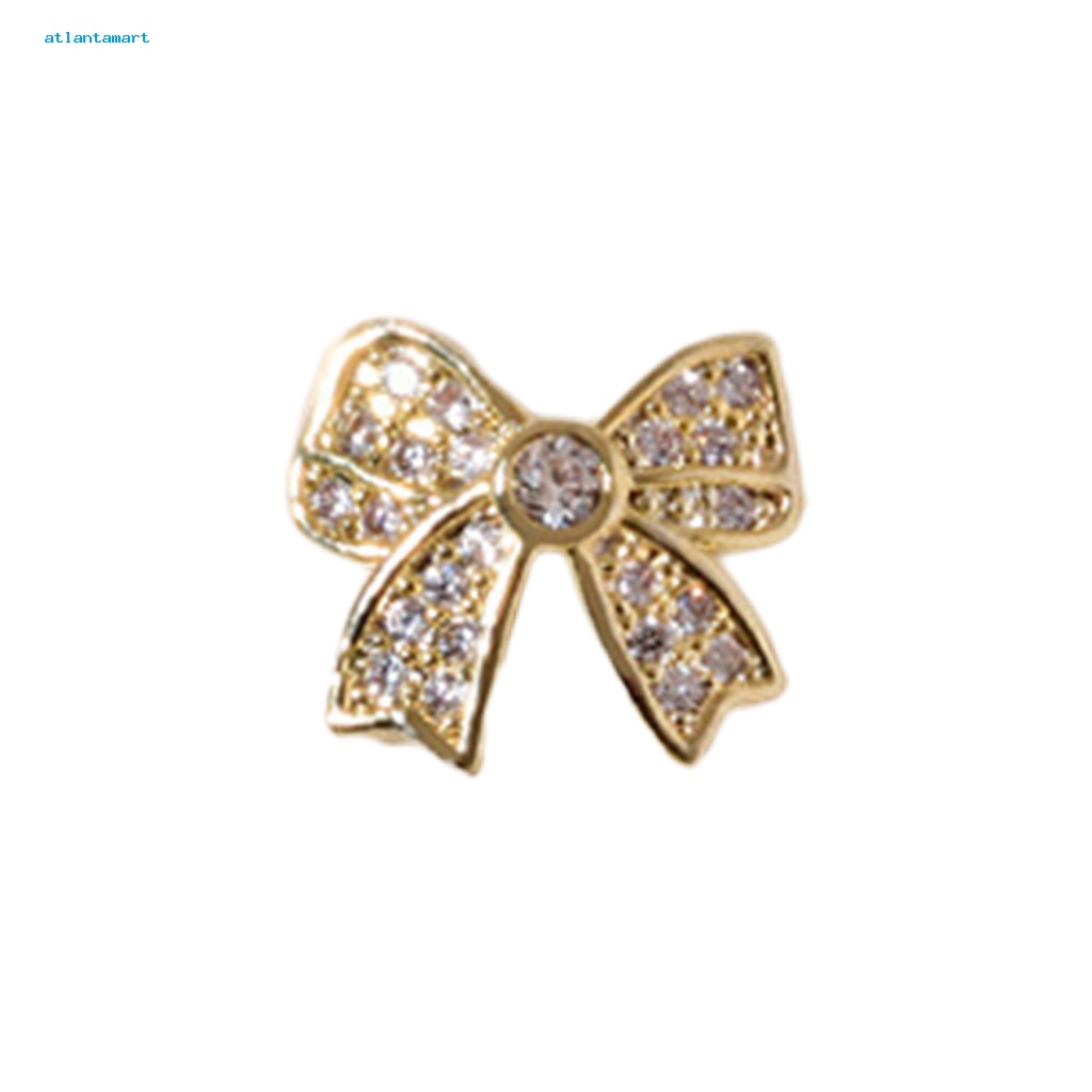 Túi Đựng Đồ Dùng Cao Cấp Tiện Dụng| Phụ Kiện Trang Trí Móng Nghệ Thuật Hình Nơ 3D Sáng Tạo Lấp Lánh Dành Cho Nữ