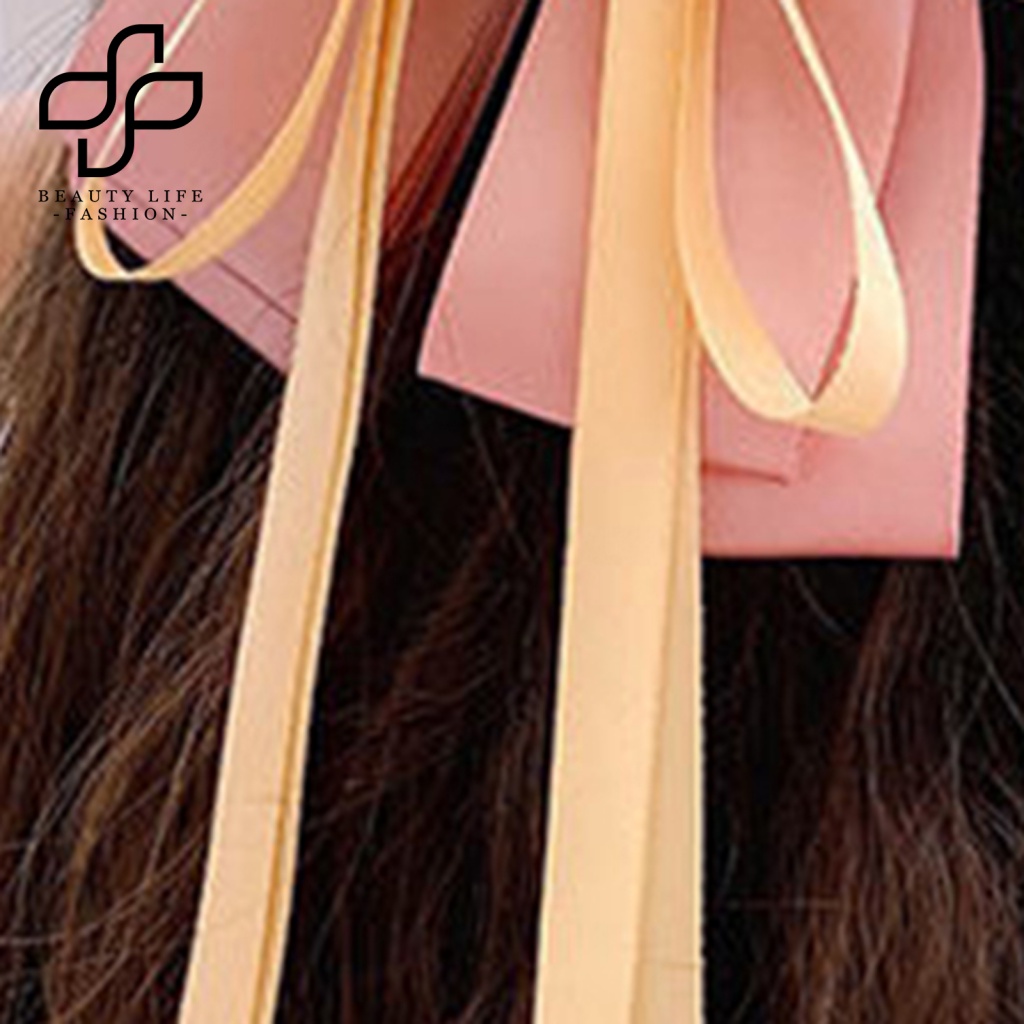 Kẹp Tóc Hình Nơ Bằng Vải Xinh Xắn Hợp Thời Trang Cho Nữ