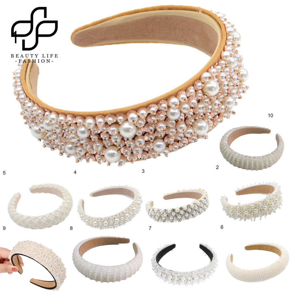 Cài Tóc Đính Đá Và Ngọc Trai Nhân Tạo Thời Trang Cho Nữ