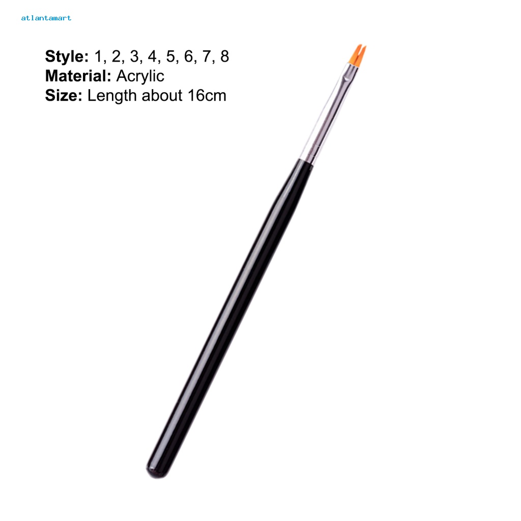 Túi Đựng Đồ Dùng Cao Cấp Tiện Dụng| Cọ Vẽ Trang Trí Móng Tay Nghệ Thuật Hình Cánh Hoa Với Tay Cầm Ngắn Nhiều Hình Dạng Khác Nhau