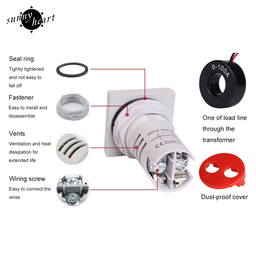 Thiết Bị Đo Tần Số Vôn Kế Kỹ Thuật Số AD112-22FVAH