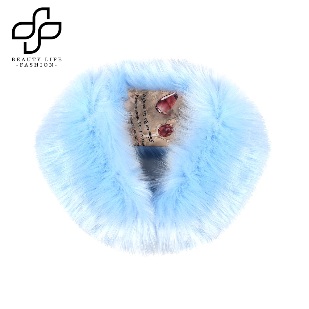 Khăn Choàng Cổ Bằng Lông Cáo Nhân Tạo Thời Trang Mùa Đông Dành Cho Nữ