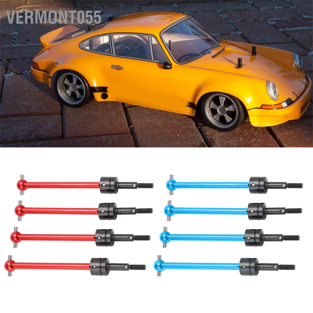 Vermont055 4 RC Kim Loại Đa Năng CVD Ổ Trục Bộ Cho Sơn Mô Hình Chuyên Dụng Tamiya TT02B 1/10 Xe Nâng Cấp Phần