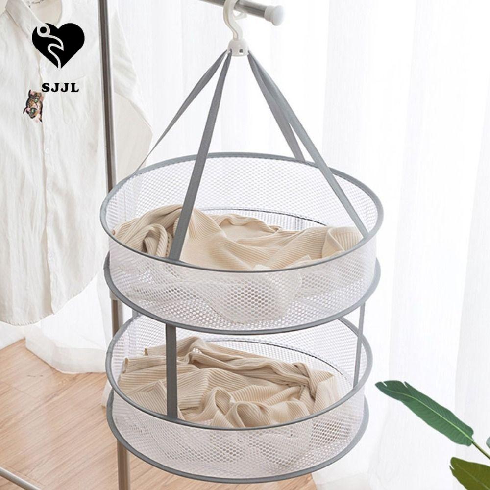 Giỏ phơi quần áo / đồ lót SJJL dày dặn có thể gấp gọn tiện dụng