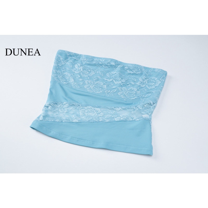 DUNEA Set Áo Váy Ren Phong Cách Âu Mỹ Cho Nữ
